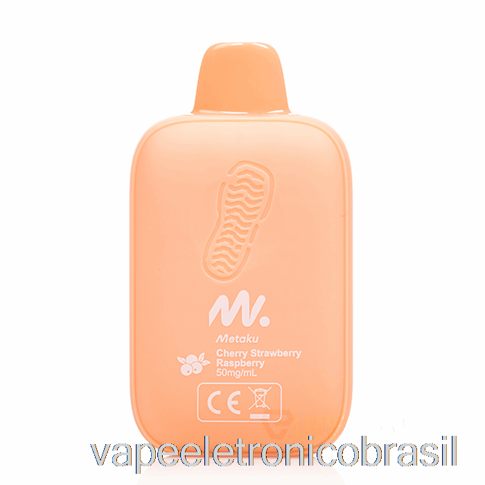 Vape Vaporesso Metaku Moonwalk 9000 Descartável Cereja Morango Framboesa